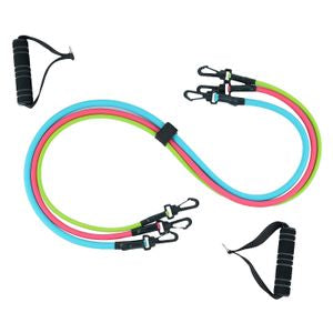 Axox Fitness Pilates Trimmer Xtra | Multicolor Resistance Band | 114cm | Latex