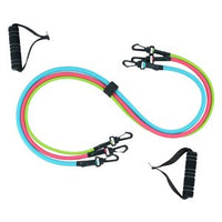 Axox Fitness Pilates Trimmer Xtra | Multicolor Resistance Band | 114cm | Latex