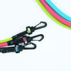 Axox Fitness Pilates Trimmer Xtra | Multicolor Resistance Band | 114cm | Latex
