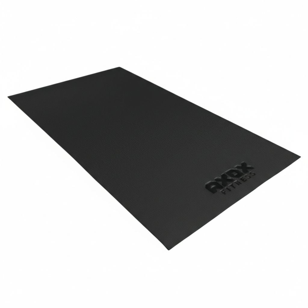 Axox Fitness Non-Slip Fitness Equipment Floor Mat | Black | Small