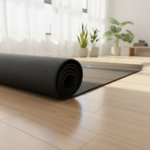 Axox Fitness Non-Slip Fitness Equipment Floor Mat | Black | Small