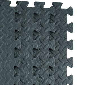 Axox Fitness EVA Interlocking Floor Mat | 12mm | Pack of 4 | Home Gym Flooring