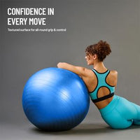 Axox Fitness Anti-Burst Gym Ball 75cm – PVC Exercise Ball for Core, Yoga & Rehab