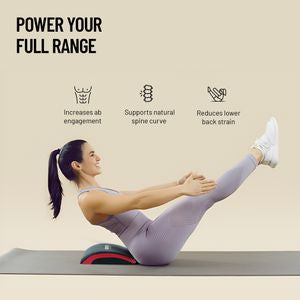 Axox Fitness Ab Exercise Pad – Lumbar Support & Core Training Mat