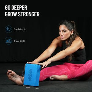 Axox Fitness Yoga Brick – High-Density EVA Foam Block for Yoga & Pilates