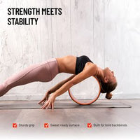 Axox Fitness Cork Yoga Wheel – Eco-Friendly Back Stretch & Flexibility Prop