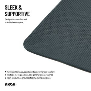 Axox Fitness Cork & TPE Yoga Mat – Eco-Friendly Non-Slip | 183cm