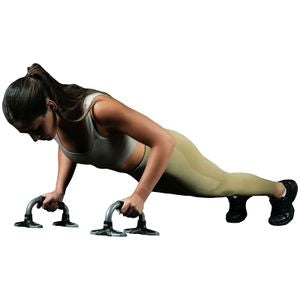 Axox Fitness Push Up Bars | Ergonomic | Two-Tone | Upper Body Strength Training