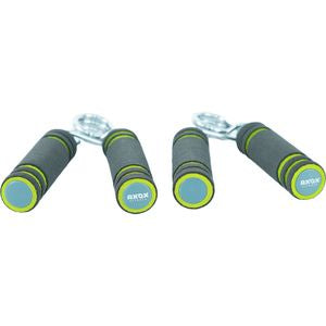 Axox Fitness Soft Hand Grips | Chrome Spring | Hand, Wrist & Forearm Strengthener