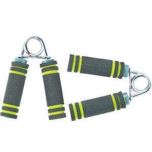 Axox Fitness Soft Hand Grips | Chrome Spring | Hand, Wrist & Forearm Strengthener