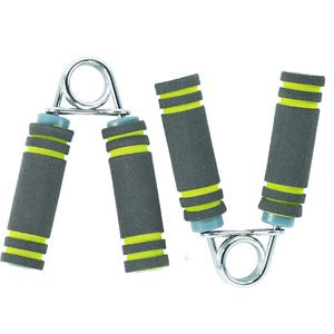 Axox Fitness Soft Hand Grips | Chrome Spring | Hand, Wrist & Forearm Strengthener