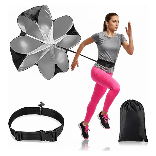 Axox Fitness Speed Running Chute | 360° Belt | Quick-Release | Sprint Resistance Training