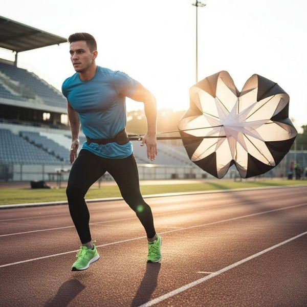 Axox Fitness Speed Running Chute | 360° Belt | Quick-Release | Sprint Resistance Training