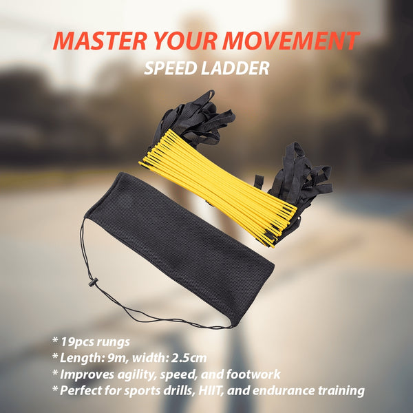 Agility Speed Ladder 9M – Speed & Footwork Trainer