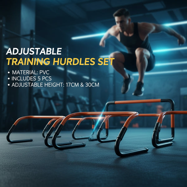 Agility Training Hurdles Set – Adjustable Speed Trainer