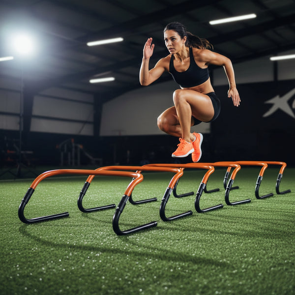 Agility Training Hurdles Set – Adjustable Speed Trainer