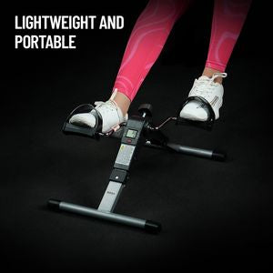 Axox Fitness EZ Bike Pedal Exerciser | Adjustable Resistance | LCD Display | Home & Office