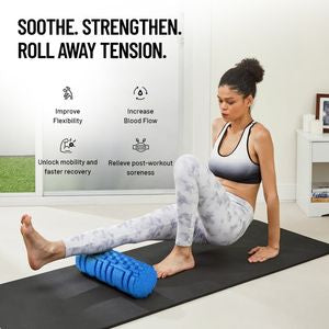 Axox Fitness Massage Foam Roller | EPP | 32.5cm | Muscle Recovery & Flexibility