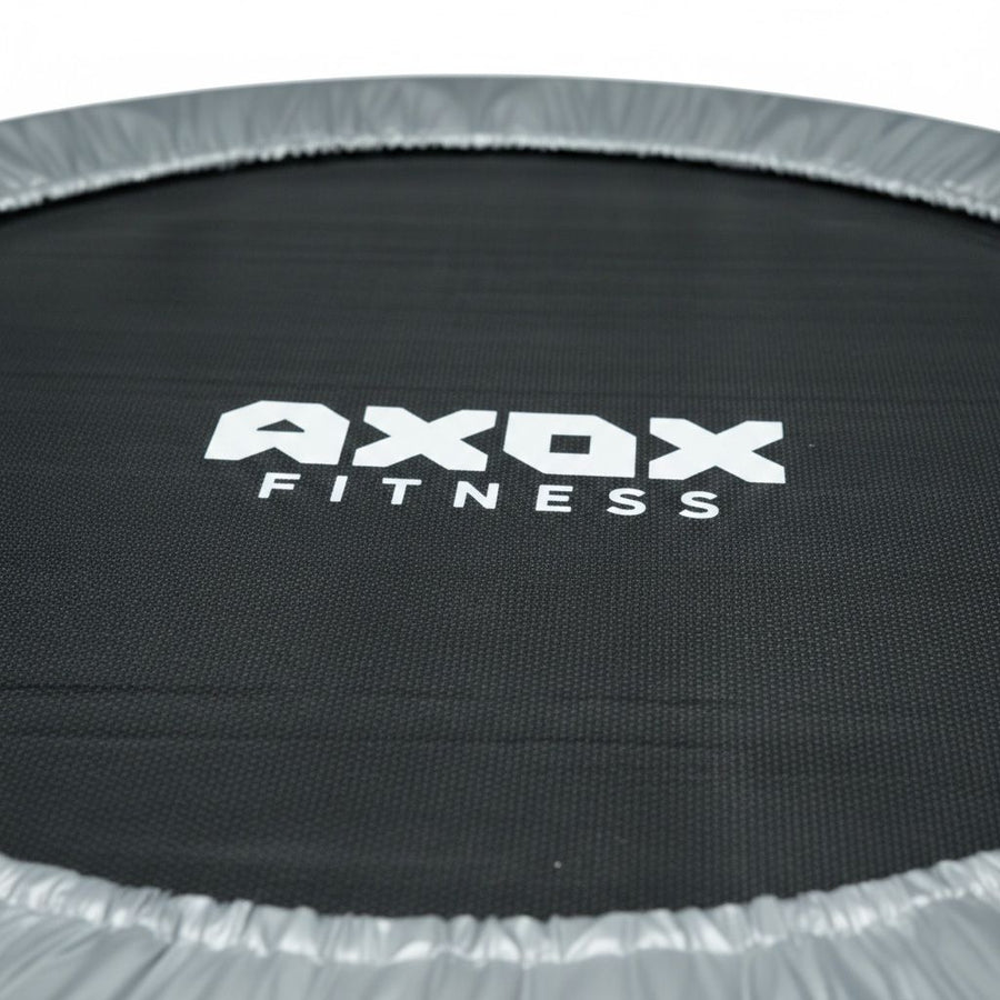 Axox Fitness Aerobic Bouncer Trampoline | 38-Inch | Silver Grey