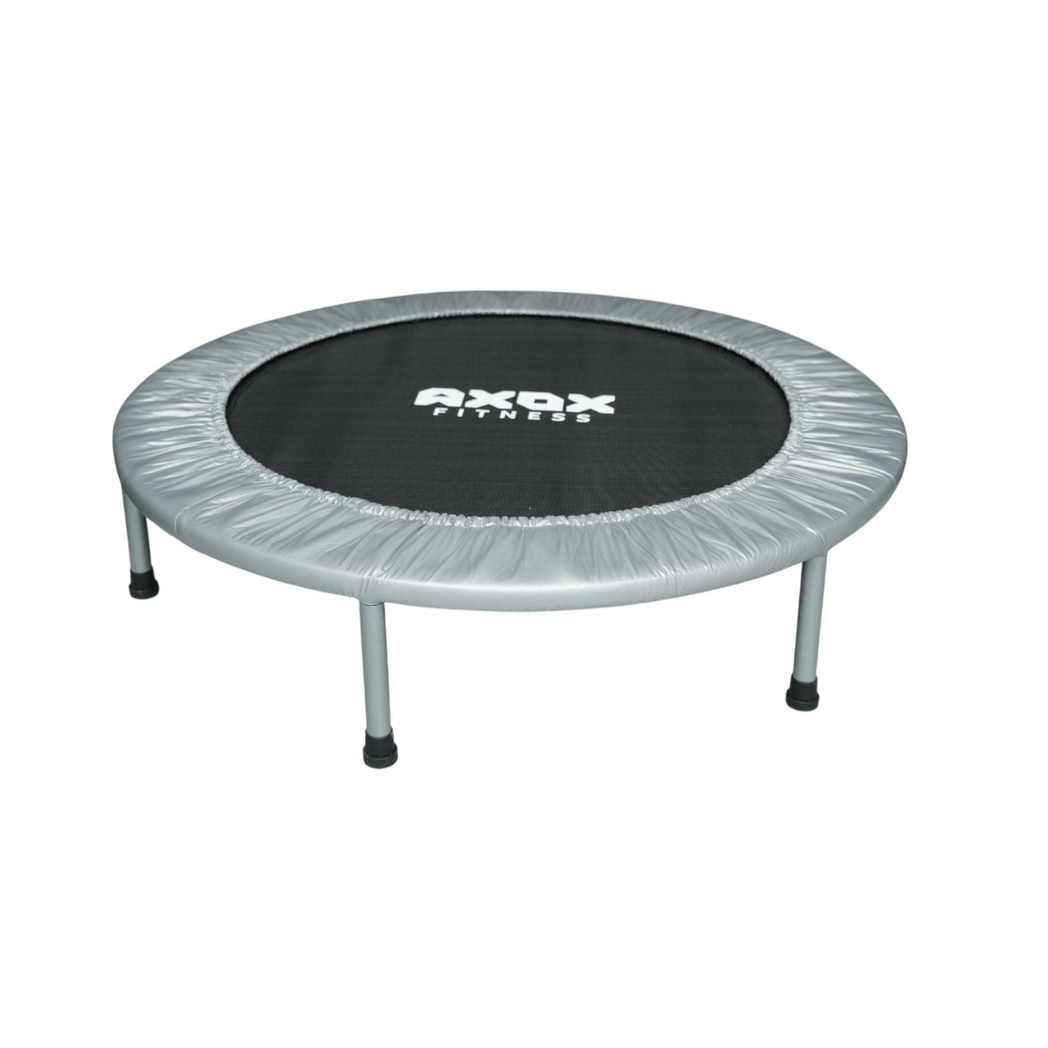 Axox Fitness Aerobic Bouncer Trampoline | 38-Inch | Silver Grey