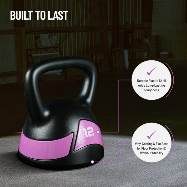 Axox Fitness Vinyl Kettlebell 12kg