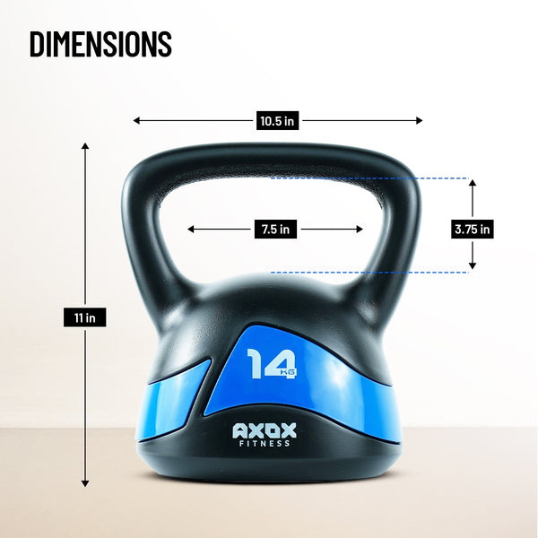 Axox Fitness Vinyl Kettlebell 14kg