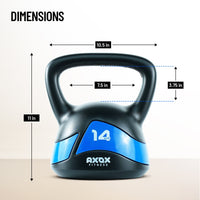Axox Fitness Vinyl Kettlebell 14kg