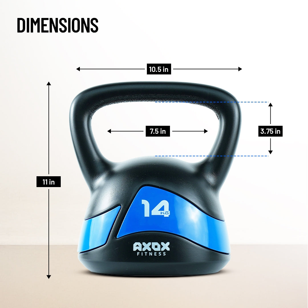 Axox Fitness Vinyl Kettlebell 14kg