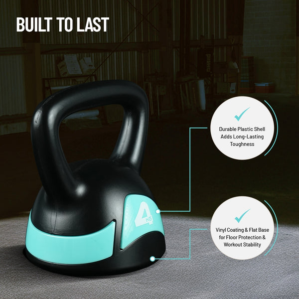 Axox Fitness Vinyl Kettlebell 4kg