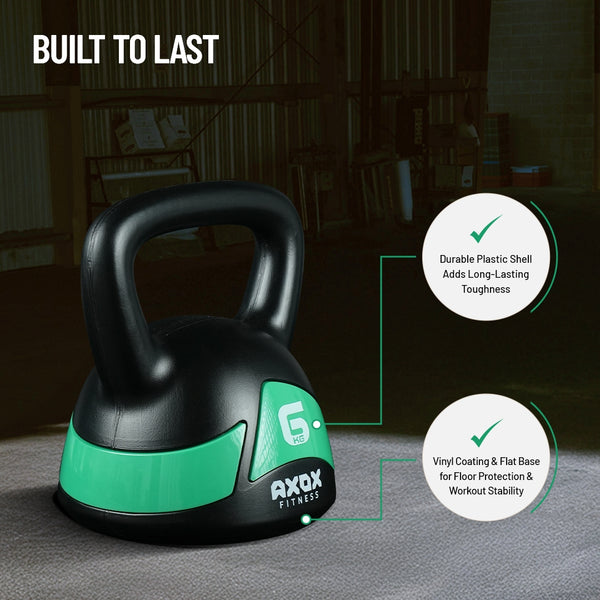 Axox Fitness Vinyl Kettlebell 6kg