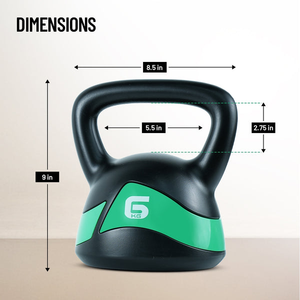 Axox Fitness Vinyl Kettlebell 6kg