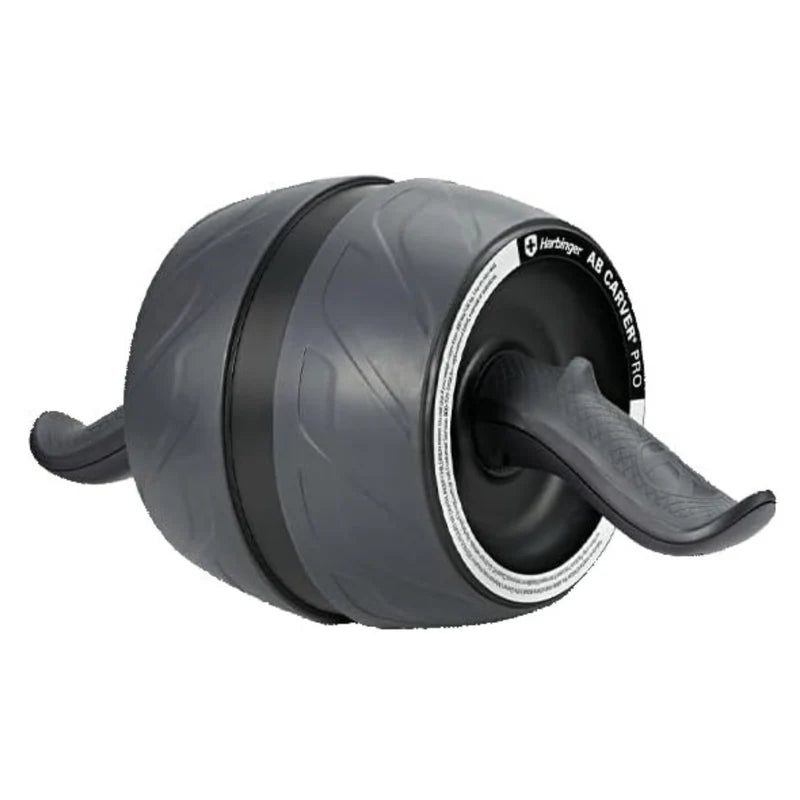 Harbinger Ab Carver Pro Wheel | Core & Oblique Trainer | Kinetic Engine Resistance | Non-Slip Ergonomic Handles | Knee Pad Included