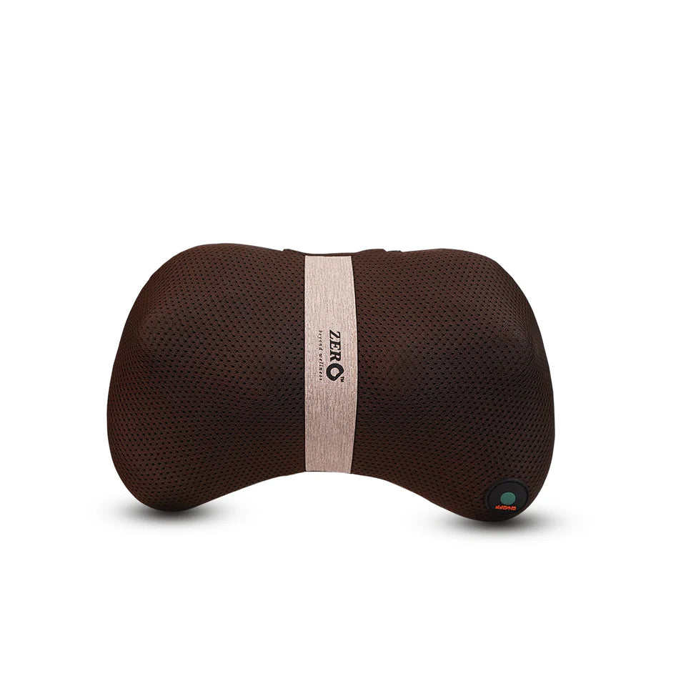 Mellow Shiatsu Massage Pillow | Heat Therapy | Deep Kneading | Neck, Back & Shoulder Pain Relief | Portable & Lightweight