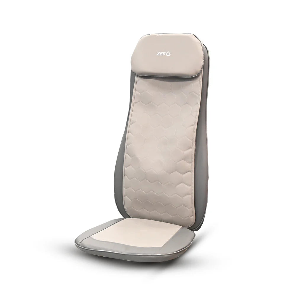 Lumbolux Mobile Seat Massager - Back, Shoulder & Neck Relief, 16 Heads, Heat, Vibration & Kneading