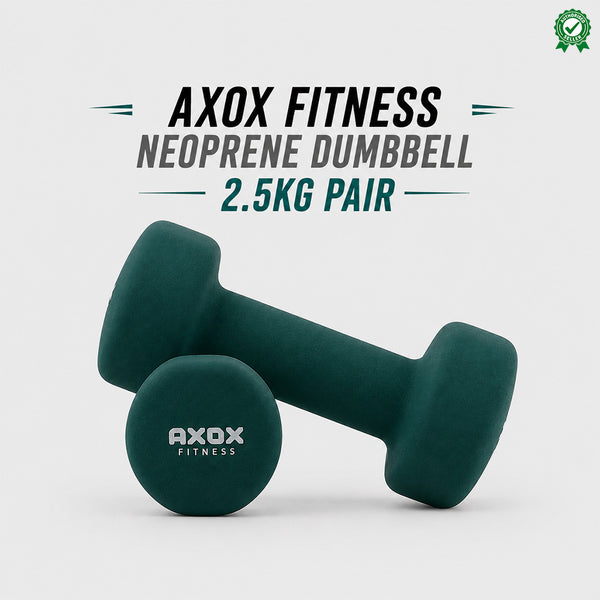 Axox Fitness Neoprene Dumbbell | 2.5kg Pair