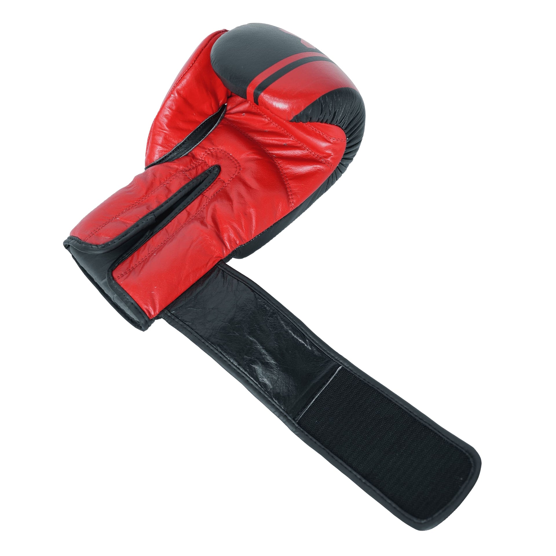 Leather Boxing Gloves for Training – Black/Red | 6 Oz