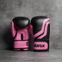 PVC Boxing Gloves - Pink/Black | 4 Oz