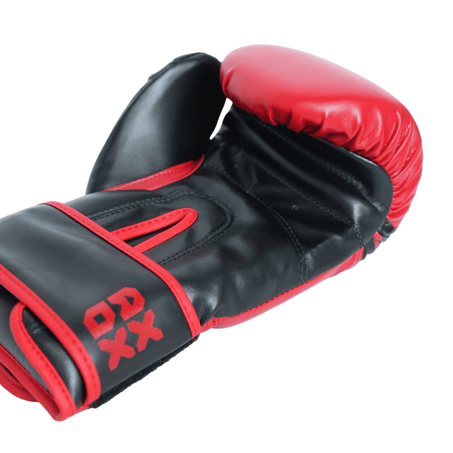 PVC Boxing Gloves - Red/Black | 12 Oz