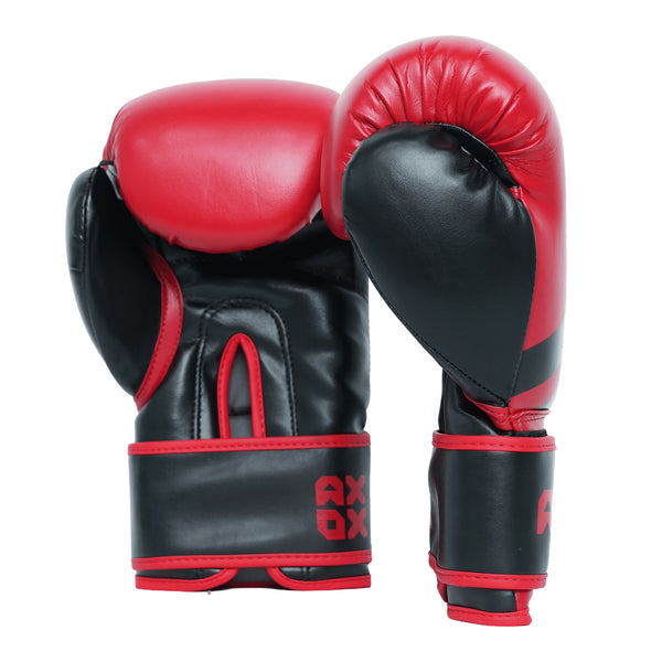 PVC Boxing Gloves - Red/Black | 6 Oz