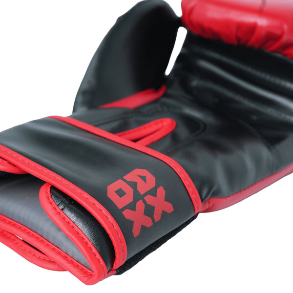 PVC Boxing Gloves - Red/Black | 6 Oz