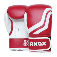 PVC Boxing Gloves White/Red 4 Oz