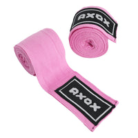 Axox Fitness Cotton/Nylon Hand Wraps – 4M (Pair) | Pink