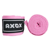 Cotton/Nylon Hand Wraps - 1  Meter (Pair) Pink 