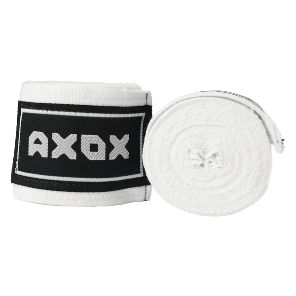 Cotton/Nylon Hand Wraps - 1  Meter (Pair) White 