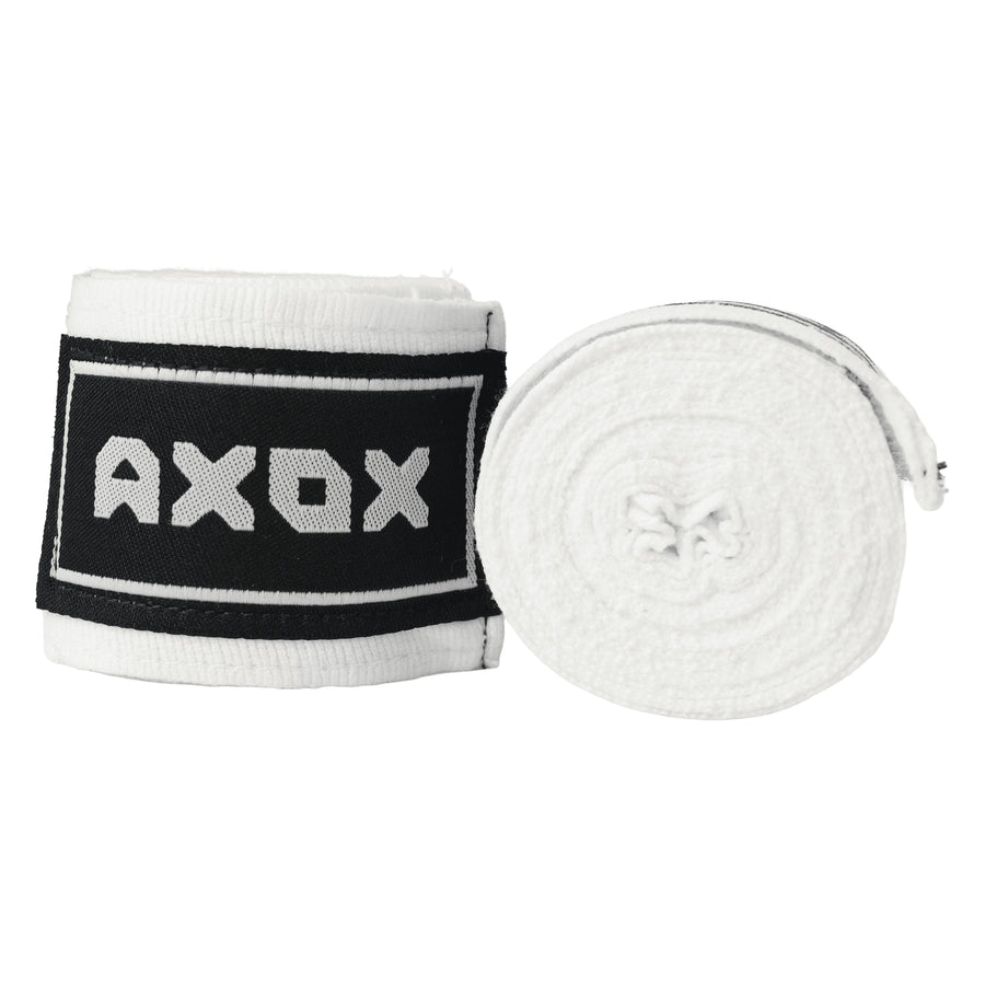 Cotton/Nylon Hand Wraps - 1  Meter (Pair) White 
