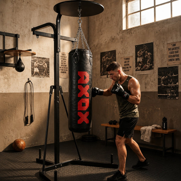 Axox Fitness PVC Filled Punching Bag for Boxing & MMA Training - 20 Kg