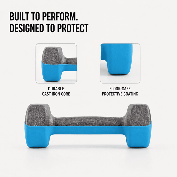 Axox Fitness Neoprene Dumbbell | 2kg Pair