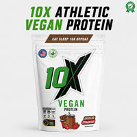 10X Athletic Vegan Protein | 20g Plant-Based Protein | 580 gms