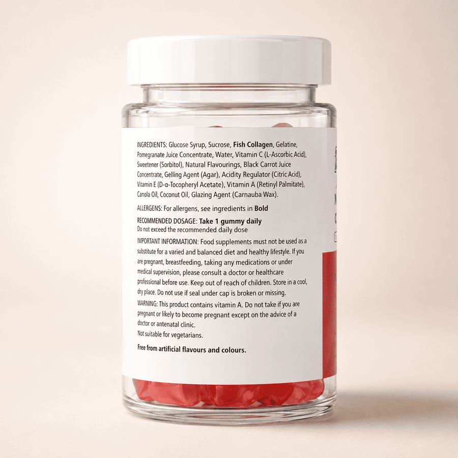 10X Marine Collagen Gummies | 500mg Norwegian Collagen Peptides