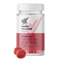 10X Marine Collagen Gummies | 500mg Norwegian Collagen Peptides | Vitamin C & A | 60 Servings | Pomegranate Flavour | Skin, Hair & Nail Support